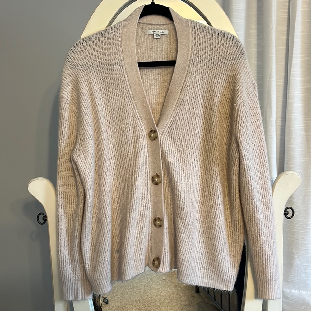 Button down sweater